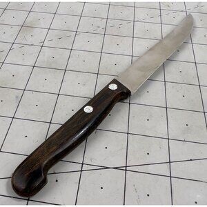 J.A. Henckels Kitchen Slicing Knife 720/6 Rosewood Handle Solingen Germany 6"